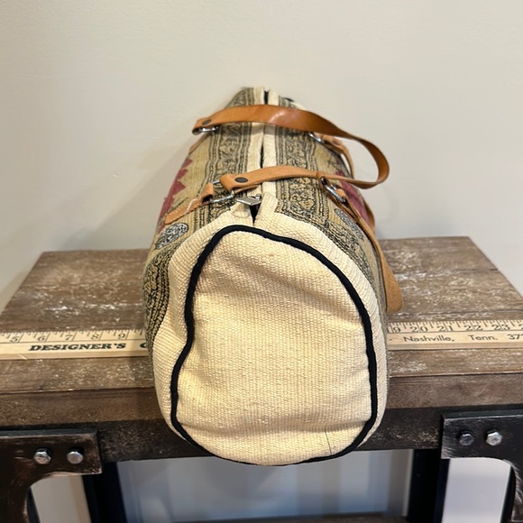 Equestrian Tapestry Duffel Bag - Picture 4 of 7